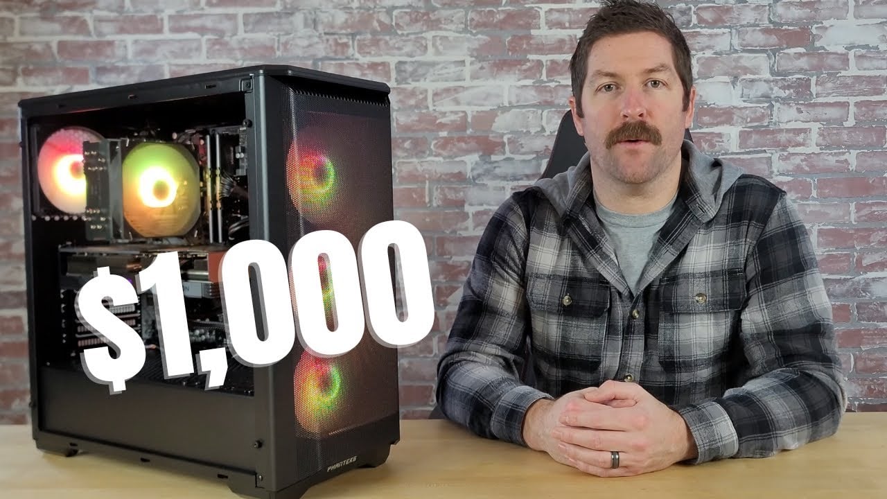 $1,000 Gaming PC Build for 1440P (5600X & 7800 XT)