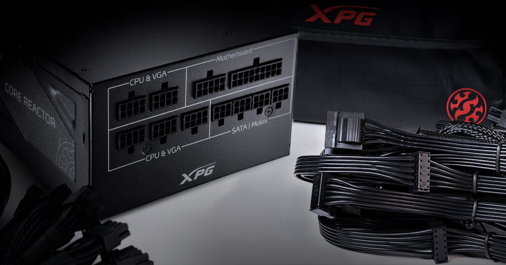 XPG Core Reactor 850-Watt PSU CPU & VGA Ports