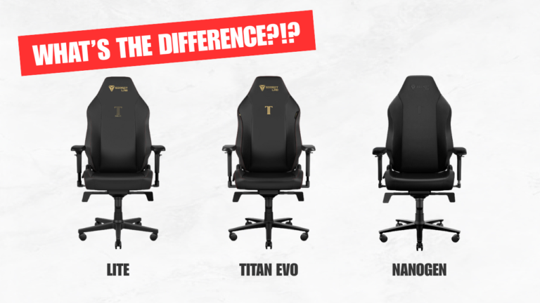Secretlab Titan Evo vs NanoGen vs Lite - What's the Difference?